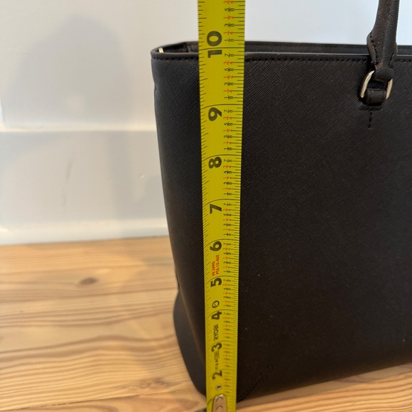 Tory Burch Black Leather Tote/Laptop Bag - Picture 14 of 14